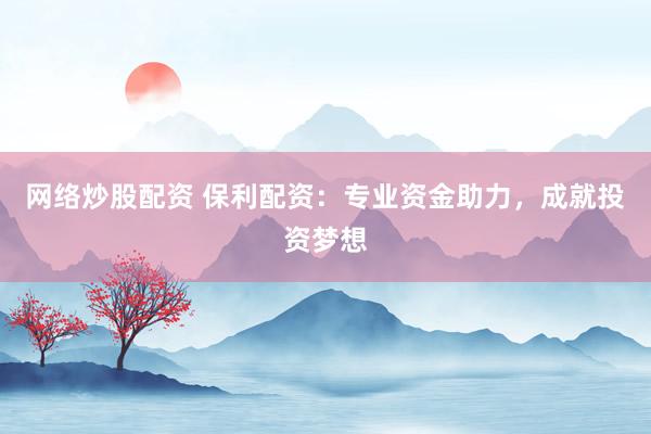 网络炒股配资 保利配资：专业资金助力，成就投资梦想
