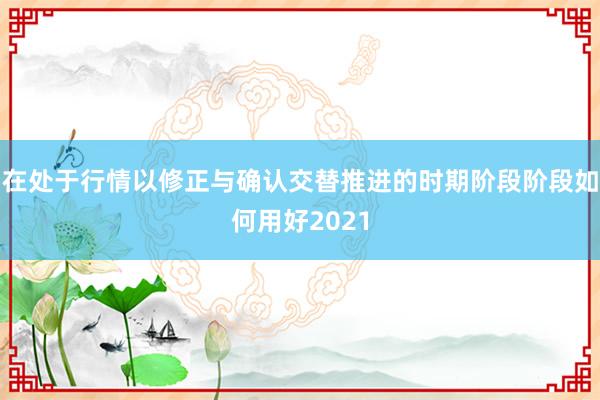 在处于行情以修正与确认交替推进的时期阶段阶段如何用好2021