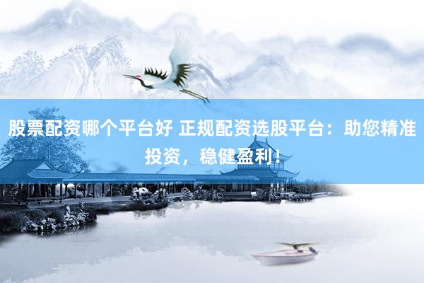 股票配资哪个平台好 正规配资选股平台：助您精准投资，稳健盈利！